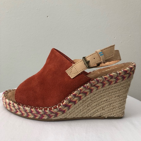 Shoes - Tom’s Monica Espradrille Wedges NWOT